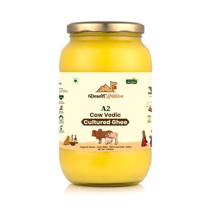 Desert Native A2 Cow Vedic Cultured Ghee