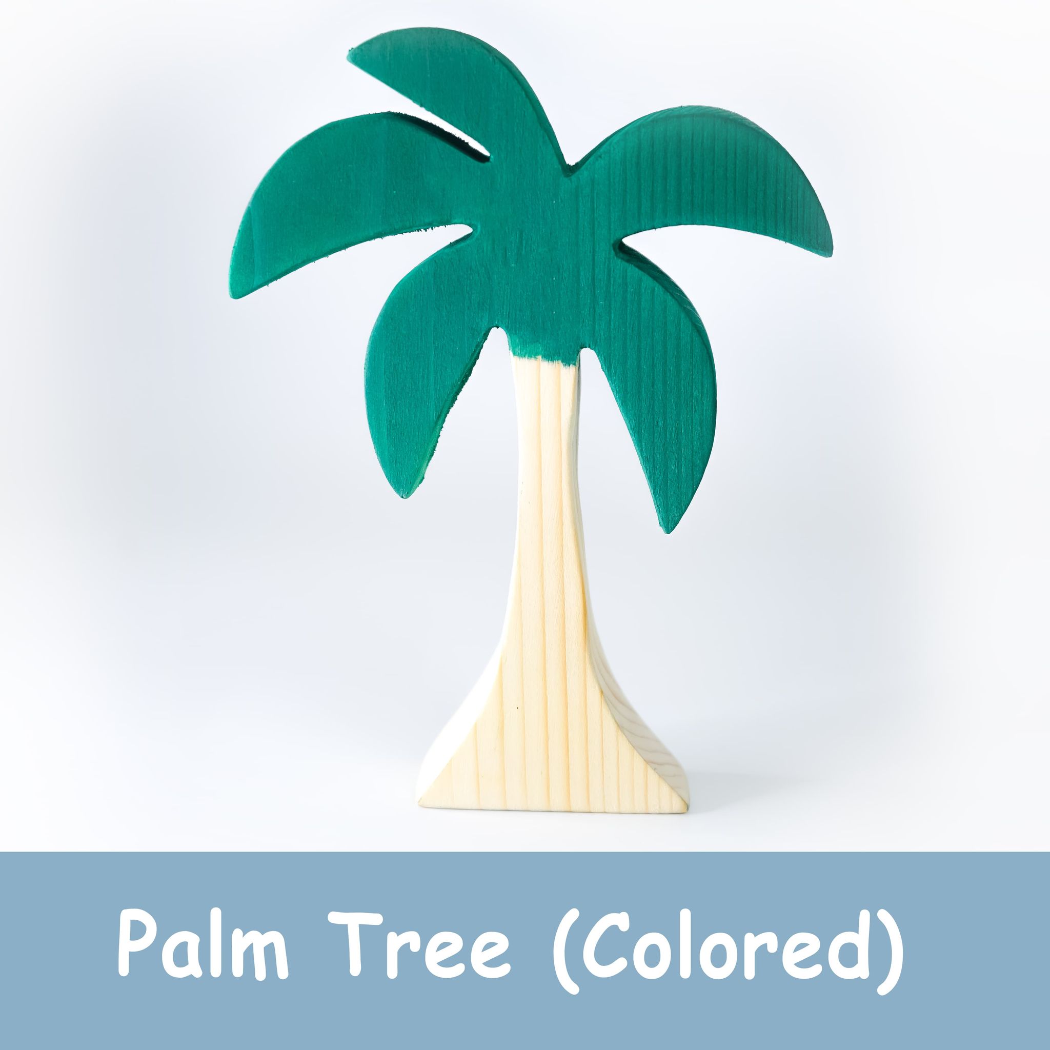 Colored Wooden Palm Tree Toys