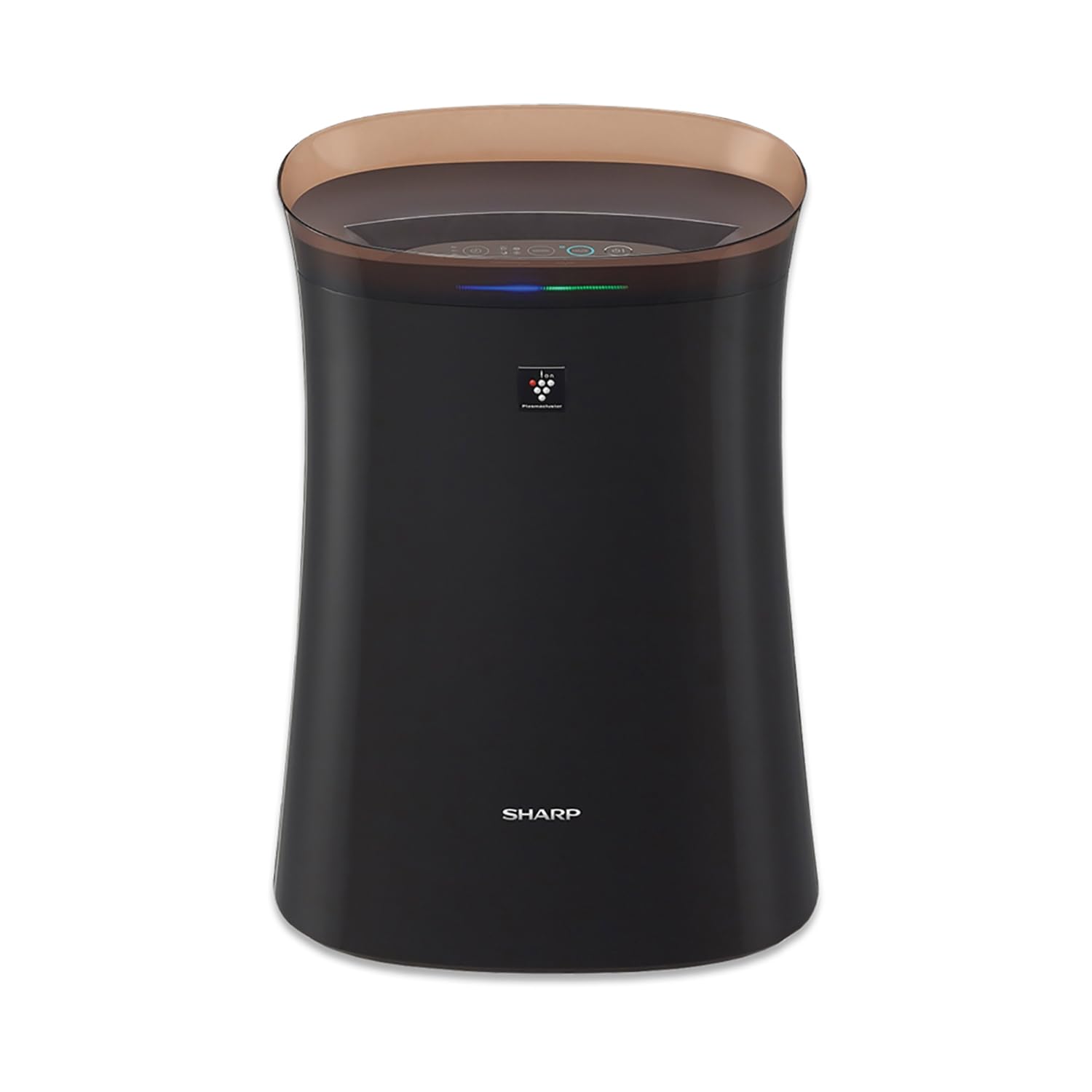 Sharp Air Purifier for Homes / Offices Dual Purification , Plasmacluster Technology,(True HEPA+Carbon+Pre-Filter) Captures 99.97% of Impurities FP-F40E-T Brown 7 Years Warranty