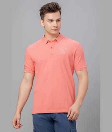 Globus - Pink Cotton Regular Fit Men's Polo T Shirt ( Pack of 1 )