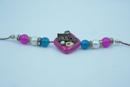 Stylish Bro Bike Charm Resin Rakhi