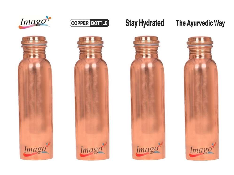 Imago  Plain Copper Bottle1L (Pack of 4)