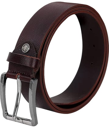 Leather World - Brown PU Men's Casual Belt ( Pack of 1 )