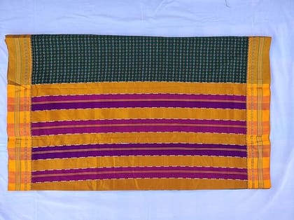 Cotten Green Colour Saree