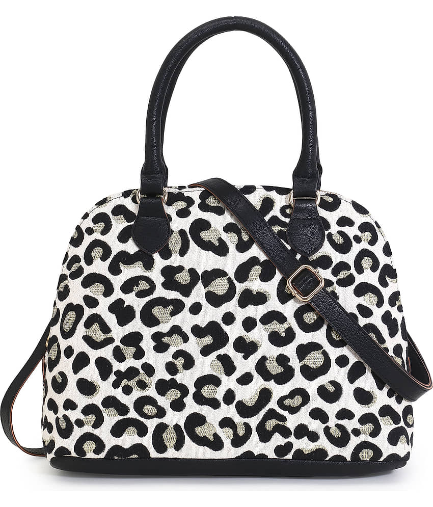 Anekaant White Polyster Tote Bag