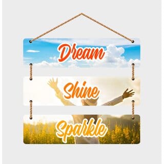 Homeberry Dream Shine Sparkle Wall Hanging