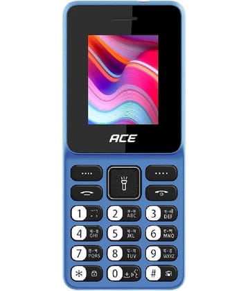 itel Ace2 Heera Dual SIM Feature Phone Blue