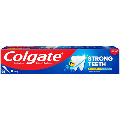 Colgate Strong Teeth Toothpaste With Amino Shakti, 100 gm