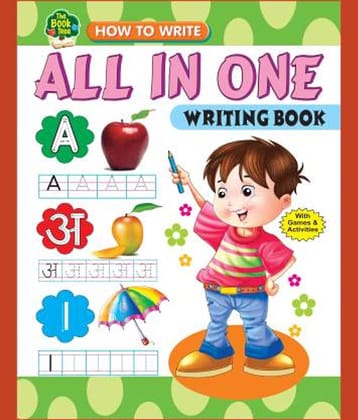 ALL IN ONE WRITING BOOK WITH GAMES  And  Activities