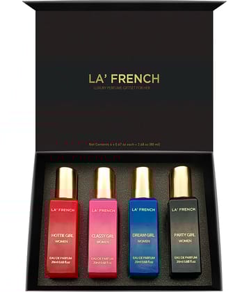 LA FRENCH - Luxury perfume giftset for her Eau De Parfum (EDP) For Women 80 ( Pack of 1 )