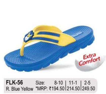 Flite FLK56 Royal Blue Yellow C No 8(s)  Boys Slipper