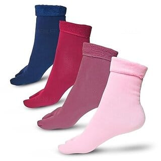 Minha  Woolen Socks for Women With Velvet Fur Inside  Themral Warm Fur Socks For Women  (Pack of 2)