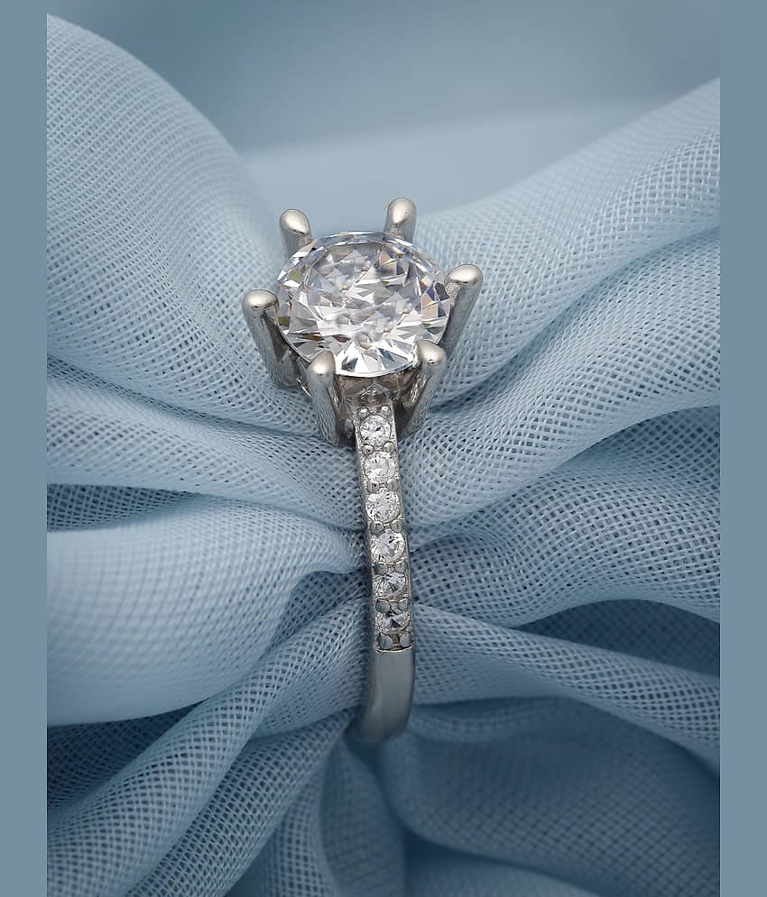 Pissara by Sukkhi 925 Sterling Silver Sterling Silver Ring