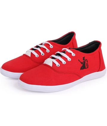 Kzaara Lifestyle Red Casual Shoes