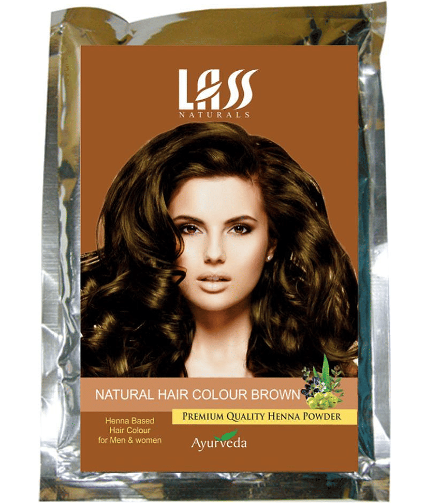 Lass Naturals Temporary Hair Color Brown 100 gm