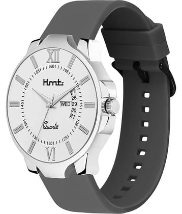 HMTr Black Silicon Analog Men's Watch