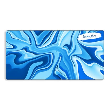 Blue Waves Custom Name TechMat Blue Waves Custom Name TechMat