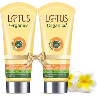 Lotus Organics+ Sunscreen - Spf 30 Pa+++ Hydrating Gel Mineral Sunscreen (100 G)