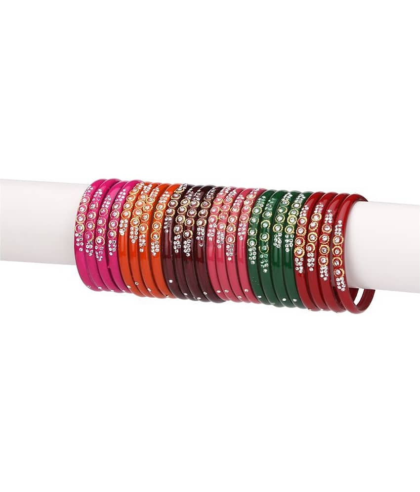 AFAST - Multicolor Bangle Set (Pack of 6)