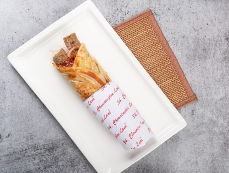 Chicken seekh roll