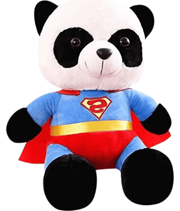 Kids Wonders Baby Soft Toy | Comfortable Soft Plush Cushion Toy for Baby | Pack of 1 | Super Panda