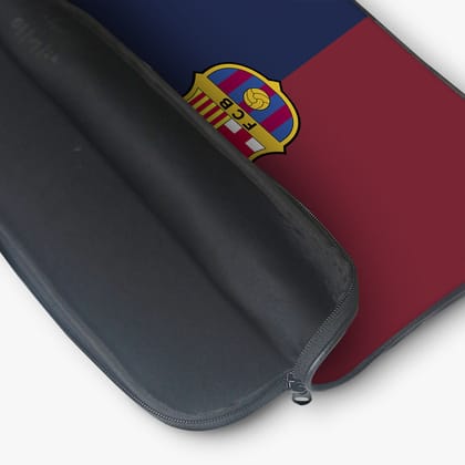 "FC Barcelona" Laptop Sleeves:Bold Modern Design for Every Size-17" / Black