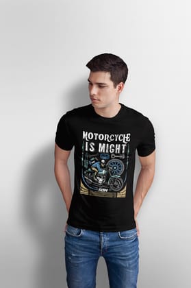 Motorcycle is Might | T-Shirt-L