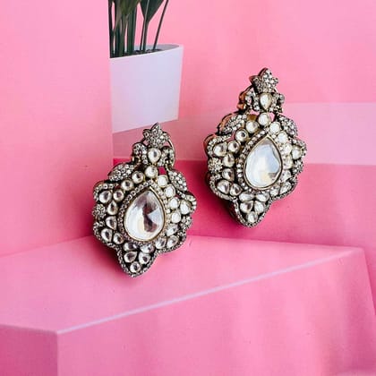 Nayaab Alizeh polki studs