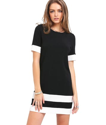 Women's Western Wear Hosiery T Shirts S (Black And White)