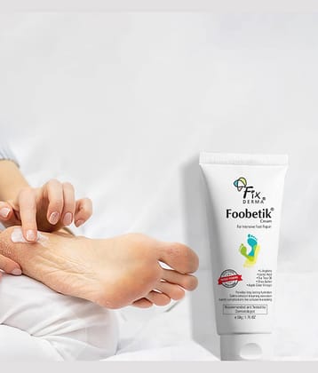Fixderma Foobetik Foot Cream for Dry & Cracked Feet, Moisturizes & Repair Feet 50g,(Pack of 1)