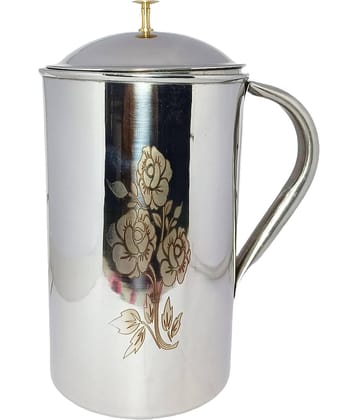 A & H ENTERPRISES Water Jug with Lid Stainless Steel Jugs 2000 mL