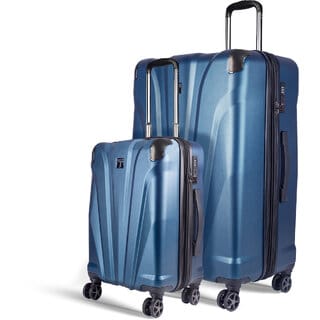 Timus Leolite Expandable Premium Polycarbonate Small  Large Suitcase Combo (58,78cm)