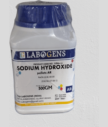 SODIUM HYDROXIDE PELLETS AR 500GM