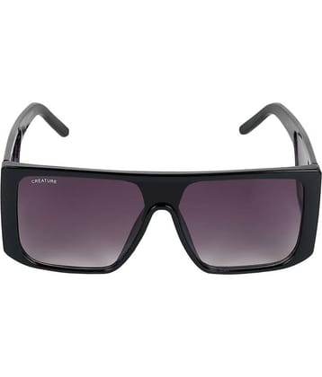 Creature - Black Oversized Sunglasses ( Pack of 1 )