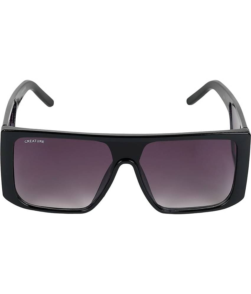 Creature - Black Oversized Sunglasses ( Pack of 1 )