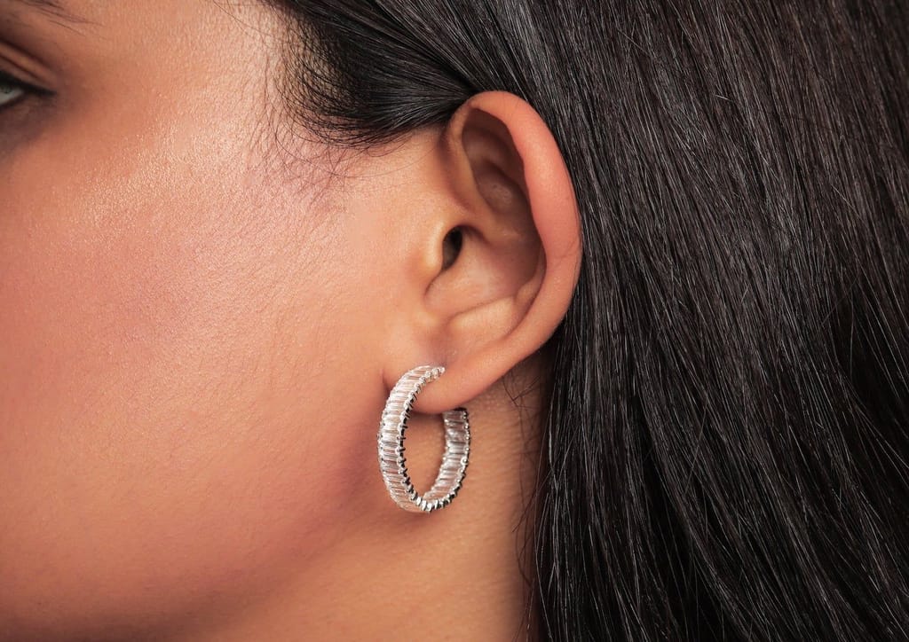 Luminous Hoop Earrings