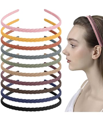 Blubby Multi Women's Hair Band ( Pack of 12 )