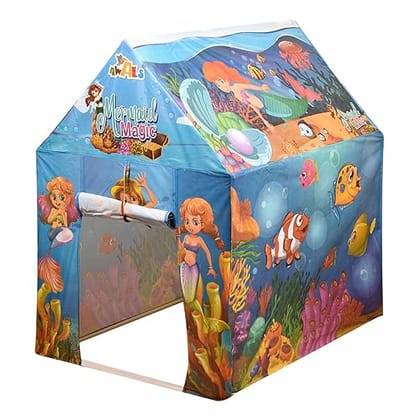 Braintastic Big Size Tent House Playset with LED Lights for Kids Girls and Boys (MERMAIN Magic LED Tent House)