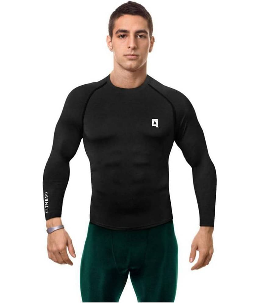 QUADA Compression T-Shirt, Top Full Sleeve Plain Athletic Fit Multi Sports Cycling, Cricket, Football, Badminton, Gym, Fitness & Other Outdoor Inner Wear