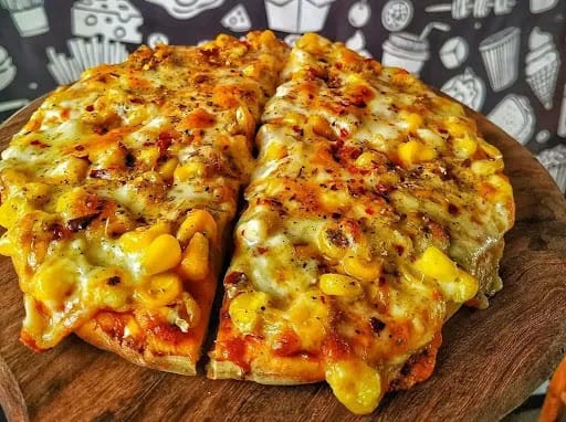 American Corn Cheese Pizza [8 Inches]