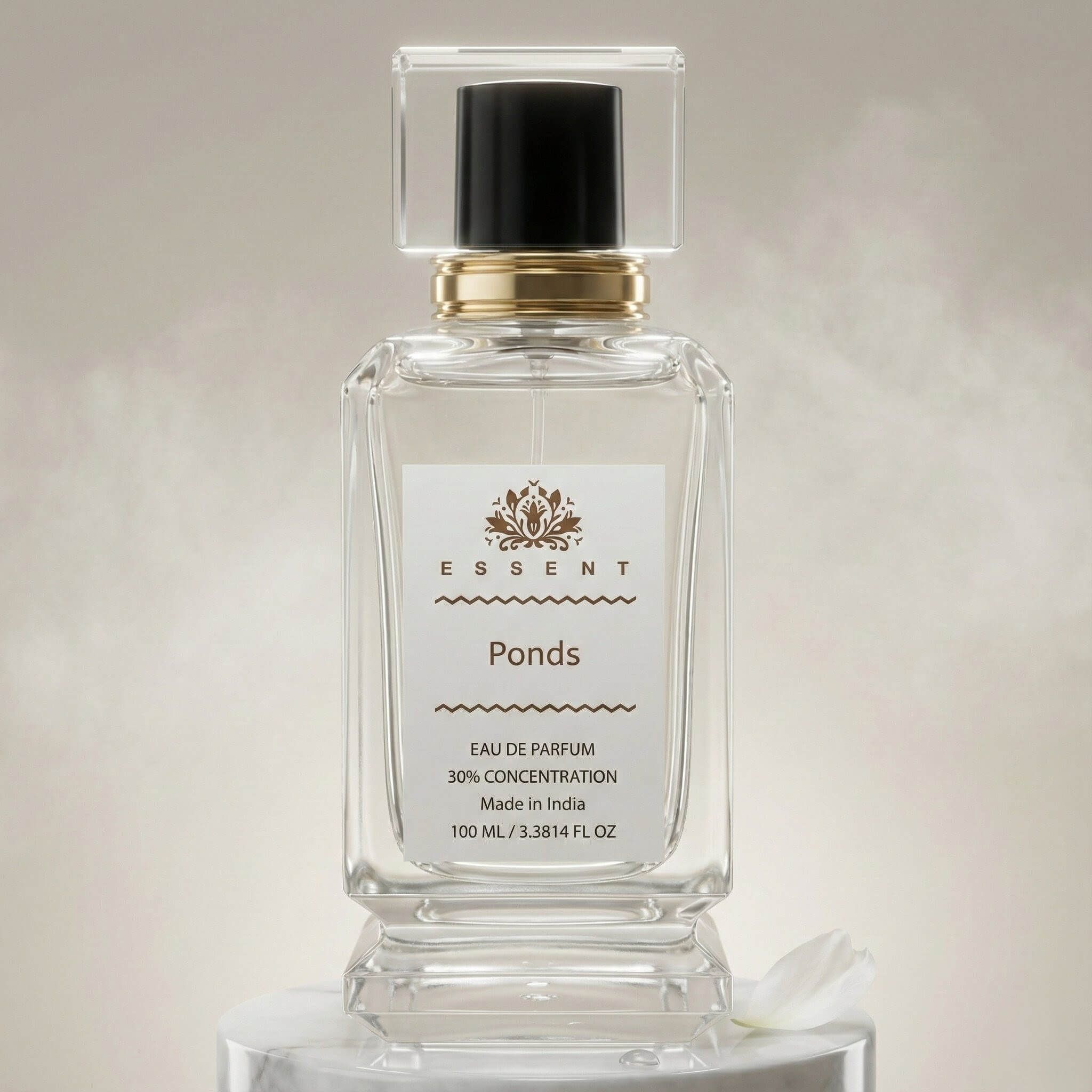 Essent Perfumes Ponds Eau de Parfum (EDP) – Classic Powdery Floral Long Lasting Perfume – Women’s Fragrance