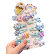 Cartoon Fruits Hair Bands: Colorful Hair Accessories for Girls