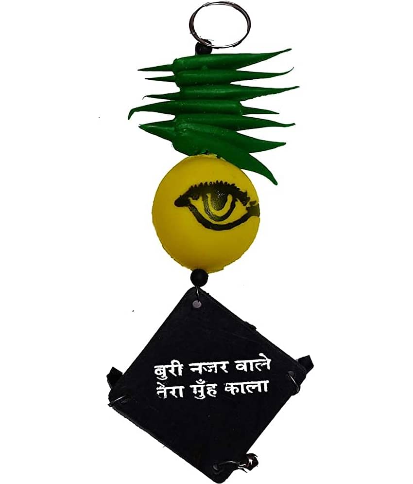 Buri Nazar Nimbu Mirchi door car Hanging showpiece diwali