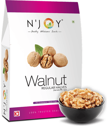 N'Joy Natural Regular Halves Walnuts Kernels (Without Shell) 250g.