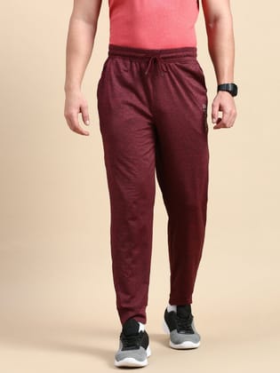 Classic Polo Men's Bottom Polyester Maroon Slim Fit Active Wear Track Pants | VITA-TP-SYRAH