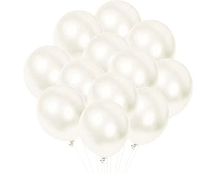 White Standard Balloon 30 Pcs