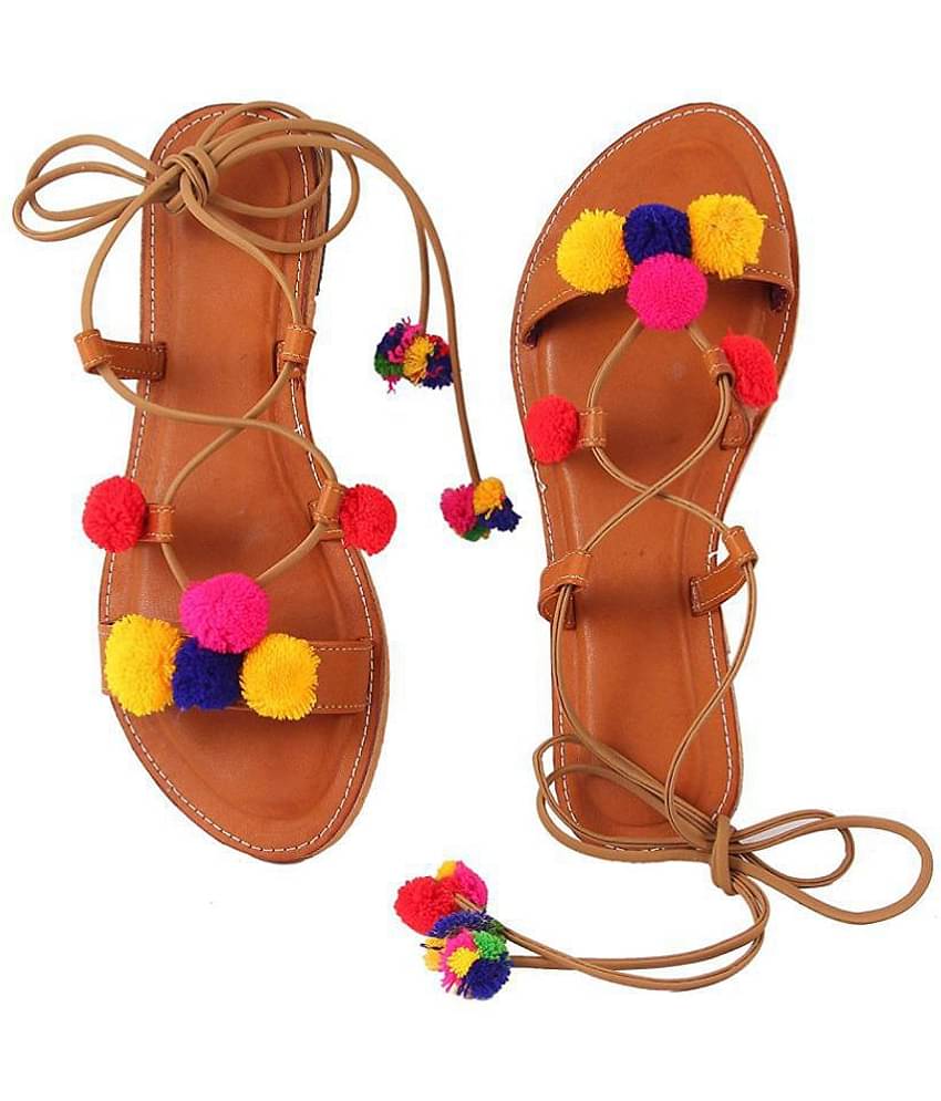 Apratim Brown Ethnic Footwear