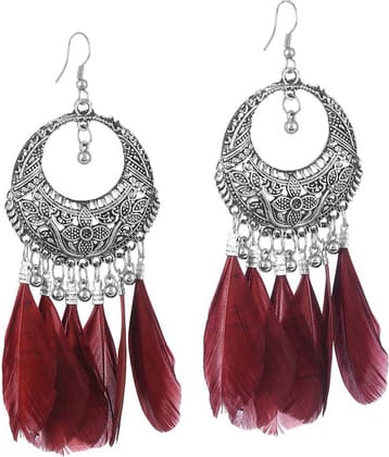 Darshini Designs daily wear brown colour earrings for women and girl.