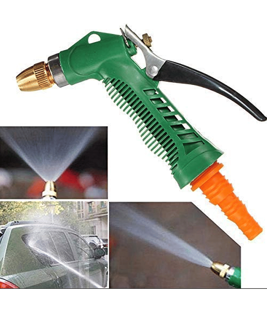 Plastic Water Spray Gun For Car And Bike Cleaning (Water Pressure Depends On Tap Water Flow)
