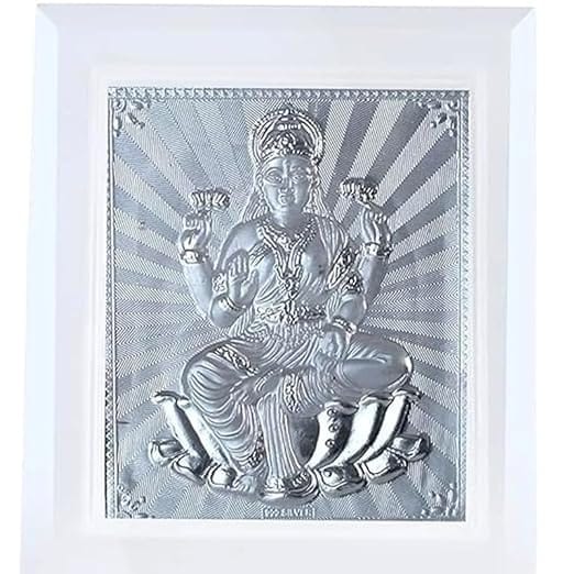 Pure Silver Laxmi Idol for Wealth & Prosperity | for Happiness